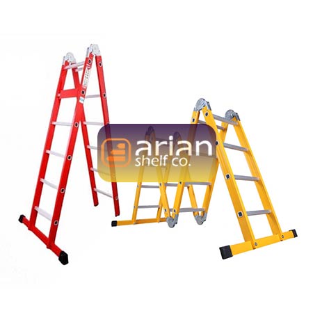 نردبان صنعتی آلومینیومی (مفصلی)