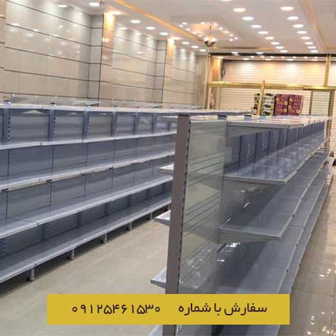 قفسه فروشگاهی خودایستا دوطرفه