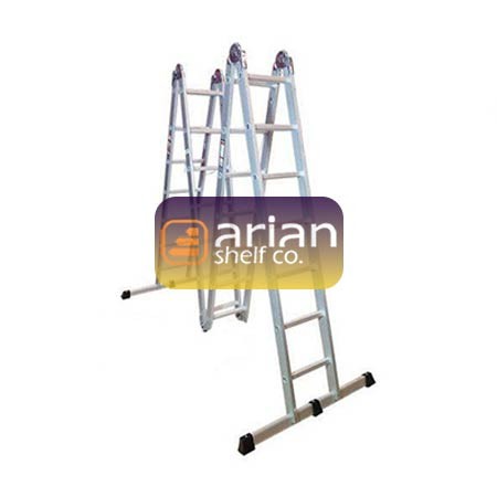 نردبان مفصلی 28 پله 4 تیکه هارمونی