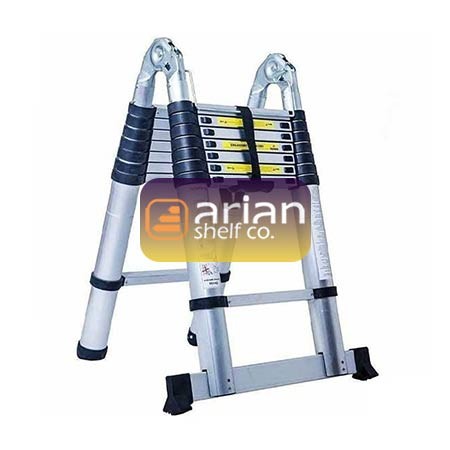 نردبان تلسکوپی دوطرفه 3/80 سانتی متری