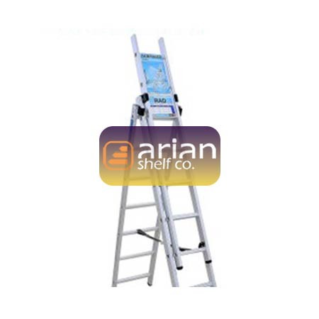 نردبان 7.5 متری 3 تیکه مخابراتی 28 پله مدل دماوند برند راداستار