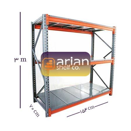 قفسه راک فوق سنگین 70 در 154 ارتفاع 3 متر