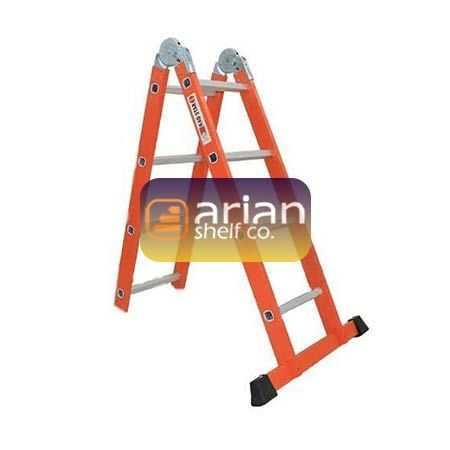 نردبان مفصلی 8 پله 2 تیکه راداستار