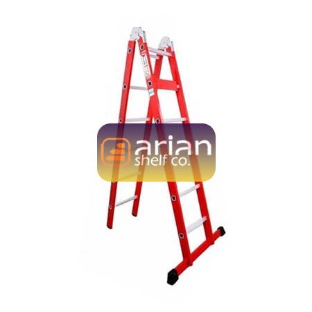 نردبان مفصلی 18 پله 2 تیکه راداستار