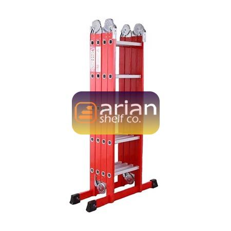 نردبان مفصلی 28 پله 4 تیکه فرازپله