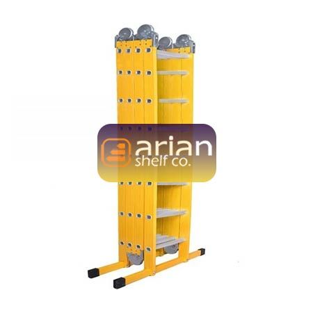 نردبان مفصلی 12 پله 4 تیکه استرانگ