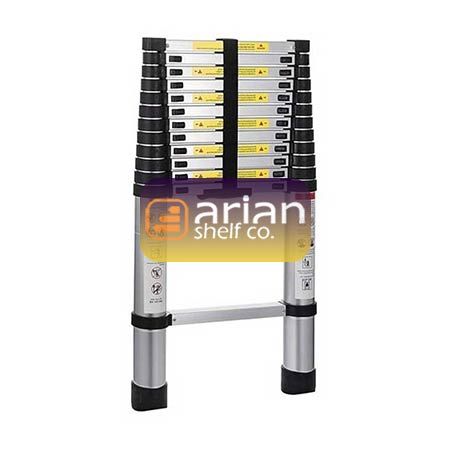 نردبان تلسکوپی یک طرفه 2/90 سانتی متری