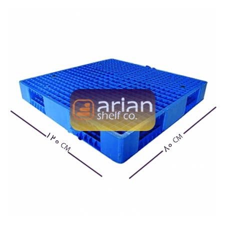 پالت پلاستیکی زیر بار 80 در 120 سانتی متری مشبک