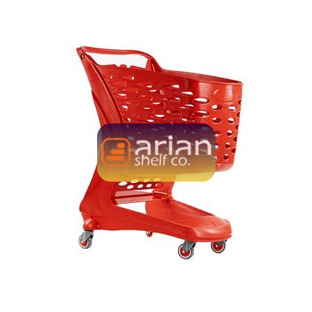 چرخ خرید فروشگاهی 90 لیتری پلاستیکی