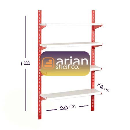 قفسه فروشگاهی 25 در 55 ارتفاع 1 متری