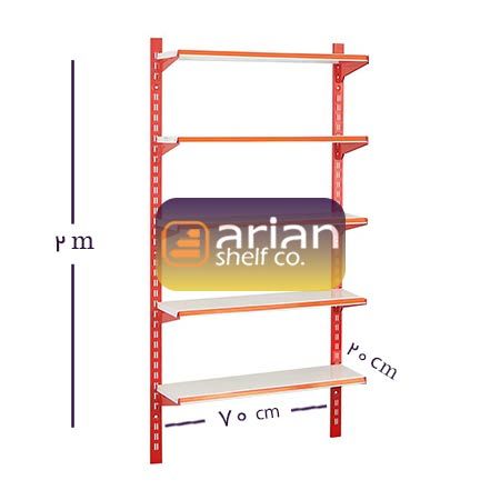قفسه هایپری 20 در 70 ارتفاع 2 متری